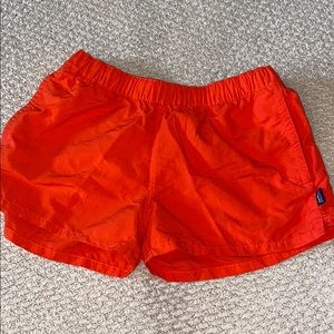 Patagonia women’s orange shorts